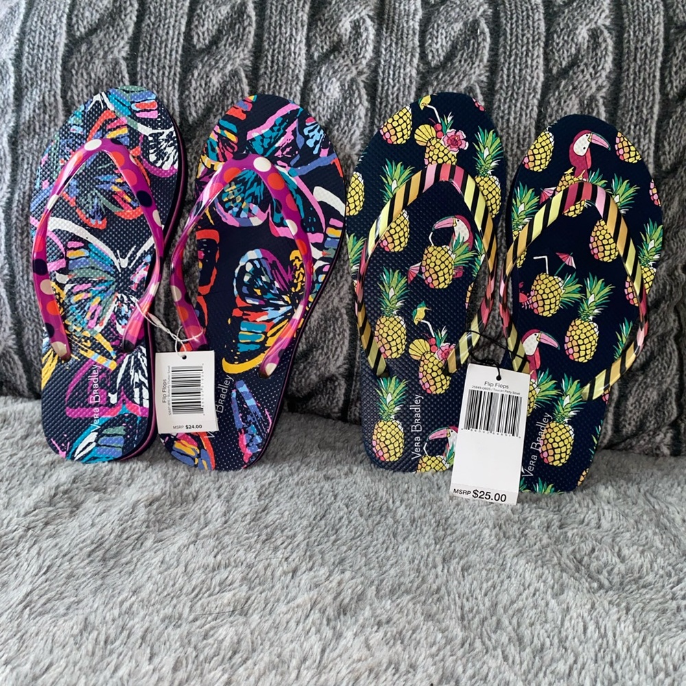 Vera Bradley Flip flop bundle